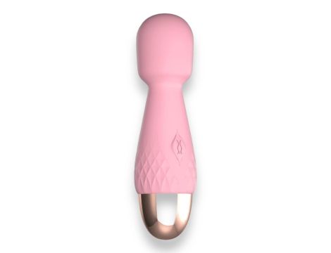 Power Escorts - Mini Wand De Luxe Pink - 11,6 Cm / 4.5 Inch Silicone Wand Massager