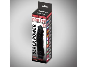 Driller 02 black 25 cm realistic vibrating - image 2