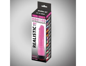 Driller 07 pink 21,5 cm realistic vibrating - image 2