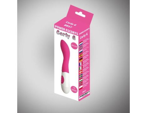 Carly g pink 20 cm silicone vibrating 10 speed - 3