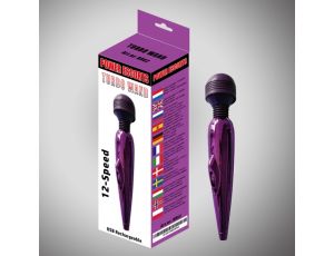 Turbo wand purple  wand massager 18 cm 12 speed - image 2