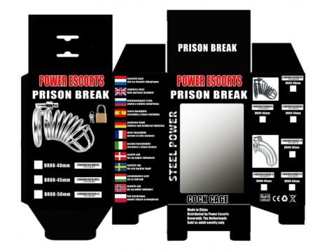 Prison BReak metal small 40 with lock - 3