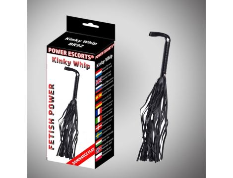 Kinky whipp black  42 cm whipp