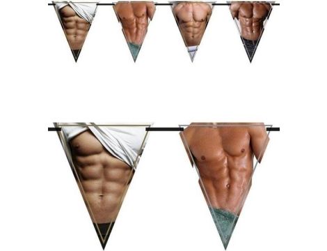 Birthday Garlands Man - Flagbanner