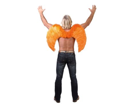 Angel Wings Orange - Mega size 80x56cm - 3