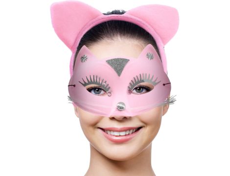 Maska-Roleplay Kitty Set Pink