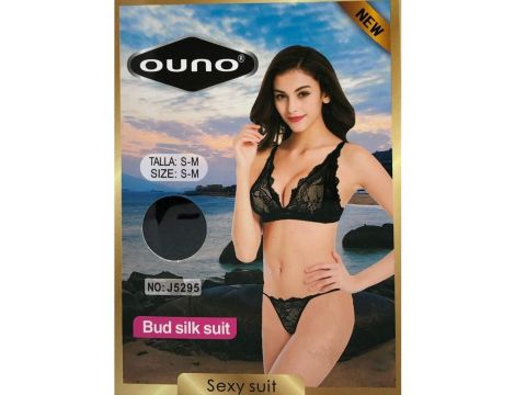 Ouno-Sexy Lingerie Set 2 parts-S/M-Black