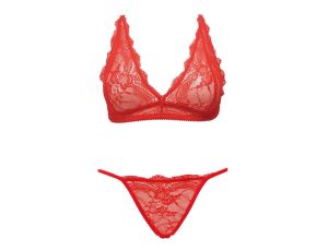 Ouno-Sexy Lingerie Set 2 parts-L/XL-Red