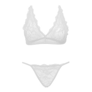 Ouno-Sexy Lingerie Set 2 parts-S/M-White