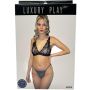 Bielizna-Luxury Play - Lingerie Set Medium Black - 2