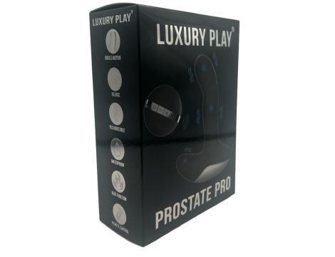 Luxury Play Prostate Stimulator – Silicone Usb Massager – 7 Function – Pulsator – Heating – Black - 2