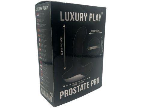 Luxury Play Prostate Stimulator – Silicone Usb Massager – 7 Function – Pulsator – Heating – Black - 5