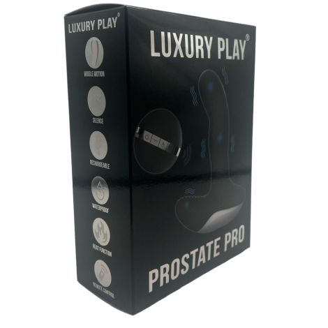 Luxury Play Prostate Stimulator – Silicone Usb Massager – 7 Function – Pulsator – Heating – Black - 2