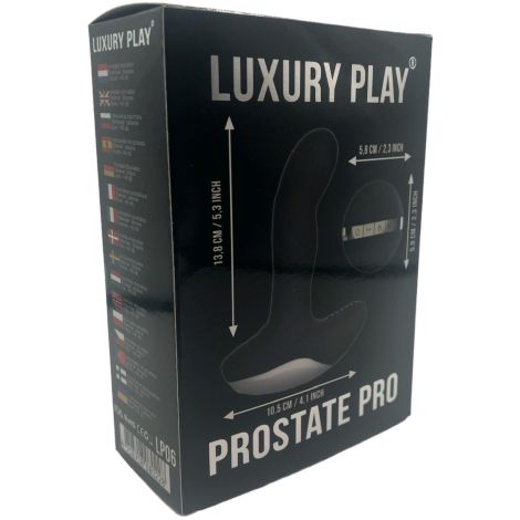 Luxury Play Prostate Stimulator – Silicone Usb Massager – 7 Function – Pulsator – Heating – Black - 5