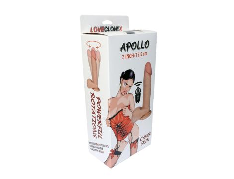 Wibrator-APOLLO-LOVECLONEX 7""""""""-rotation USB - 7