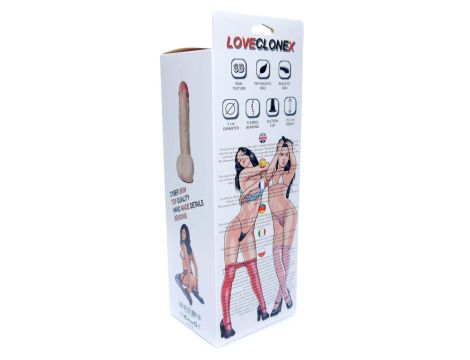 Dildo-DIONIZOS-LOVECLONEX 9,5""""""""-flexible - 10