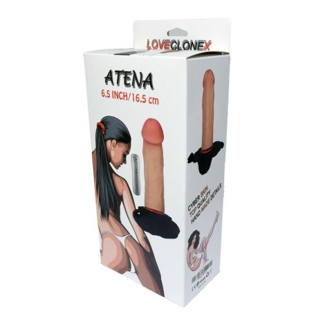 Proteza-ATENA Strap On-LOVECLONEX 6,5""""""""-vibration - 9