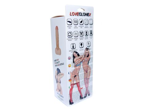 Wibrator-NEPTUN-LOVECLONEX 8""-rotation USB Remote Control - 10