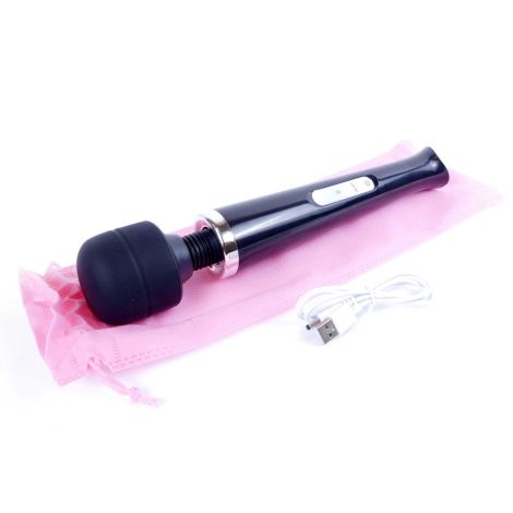 Stymulator-Magic Massager Wand USB Black 10 Function - 7