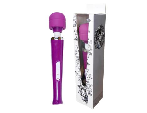 Stymulator-Magic Massager Wand USB Purple 10 Function - 12