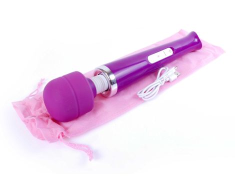 Stymulator-Magic Massager Wand USB Purple 10 Function - 7