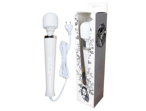 Stymulator-Magic Massager Wand Cable 110-240V White 10 Function - 11