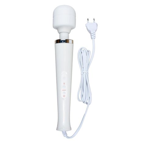 Stymulator-Magic Massager Wand Cable 110-240V White 10 Function - 4