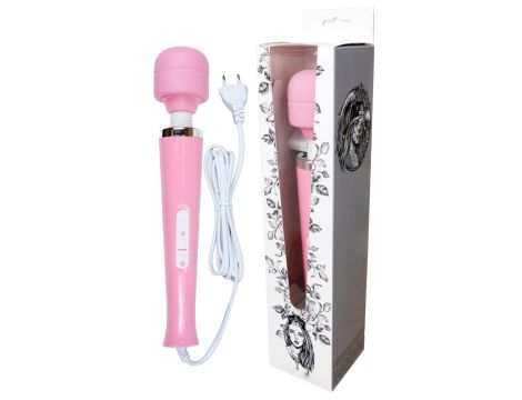 Stymulator-Magic Massager Wand Cable 110-240V Pink 10 Function - 12