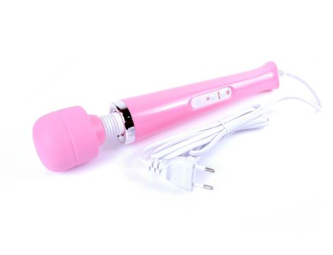 Stymulator-Magic Massager Wand Cable 110-240V Pink 10 Function