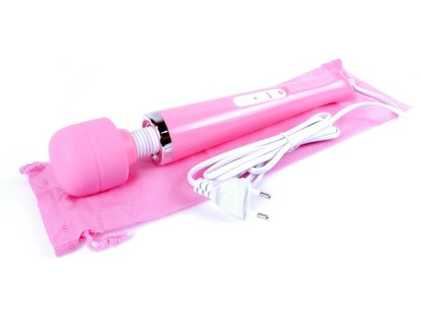 Stymulator-Magic Massager Wand Cable 110-240V Pink 10 Function - 7