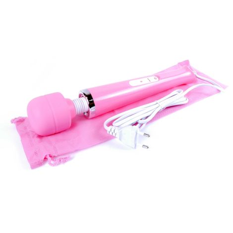 Stymulator-Magic Massager Wand Cable 110-240V Pink 10 Function - 7