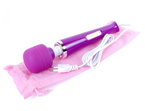 Stymulator-Magic Massager Wand Cable 110-240V Purple 10 Function - 7