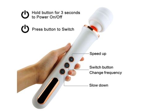 Stymulator-Massager Super Powerful USB White 10 Function - 3