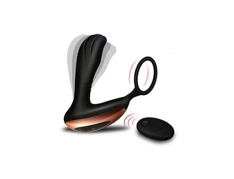 Stymulator-Prostate Massager with Ring USB 10 Function / Remote Control