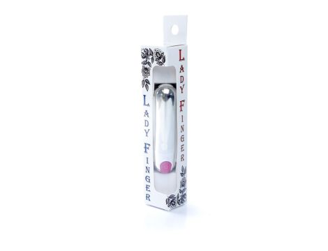 Wibrator-Strong Bullet Vibrator Silver/Pink USB 10 Function - 6