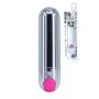 Wibrator-Strong Bullet Vibrator Silver/Pink USB 10 Function - 2