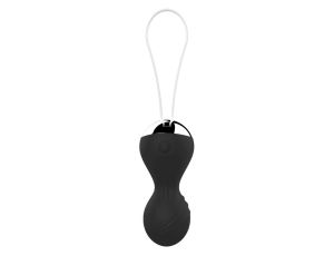 Kulki-Vibrating Silicone Kegel Balls USB 10 Function / Remote control -Black - image 2