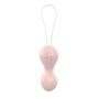 Kulki-Vibrating Silicone Kegel Balls USB 10 Function / Remote control -Flesh - 5