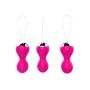 Kulki-Vibrating Silicone Kegel Balls USB 10 Function / Remote control -Pink - 6