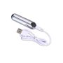 Wibrator-Strong Bullet Vibrator Silver/Black USB 10 Function - 5