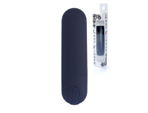 Wibrator-Strong Bullet Vibrator Black USB 10 Function