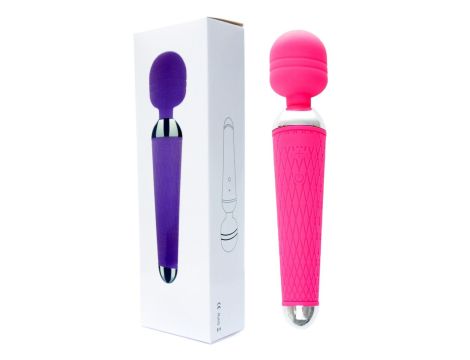 Stymulator-Power Massager Wand USB Pink 10 funkcji - 6