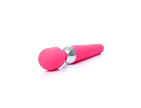 Stymulator-Power Massager Wand USB Pink 10 funkcji - 4