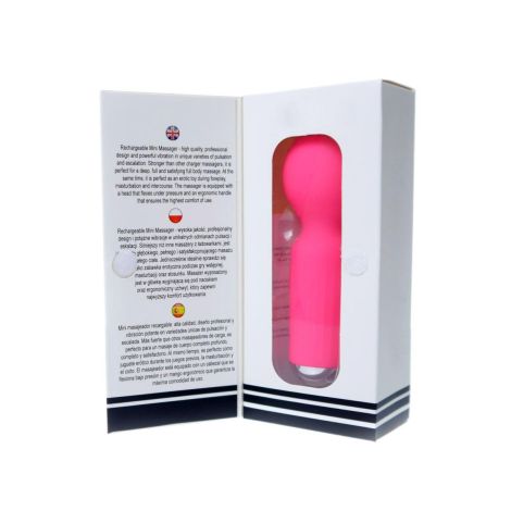 Stymulator-Rechargeable Mini Masager USB 20 Functions - Pink - 10