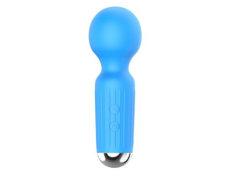 Stymulator-Rechargeable Mini Masager USB 20 Functions - Blue