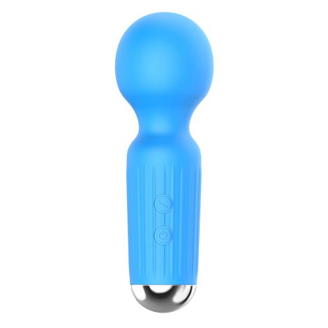 Stymulator-Rechargeable Mini Masager USB 20 Functions - Blue