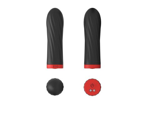 Stymulator-Rechargeable Silicone Touch Vibrator USB 10 Functions - Black - 4