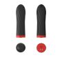 Stymulator-Rechargeable Silicone Touch Vibrator USB 10 Functions - Black - 5