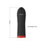 Stymulator-Rechargeable Silicone Touch Vibrator USB 10 Functions - Black - 6