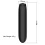 Stymulator-Rechargeable Powerful Bullet Vibrator USB 20 Functions - Matt Black - 8